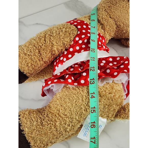 Clarice Red Dot Dress Rudolph Red Nosed Reindeer16" Build A Bear 2010 NO TESTED - Picture 16 of 16